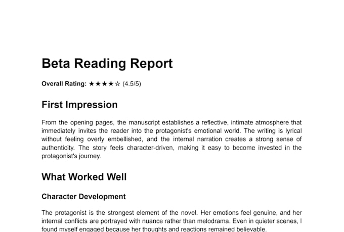 put my reader reactions and report
